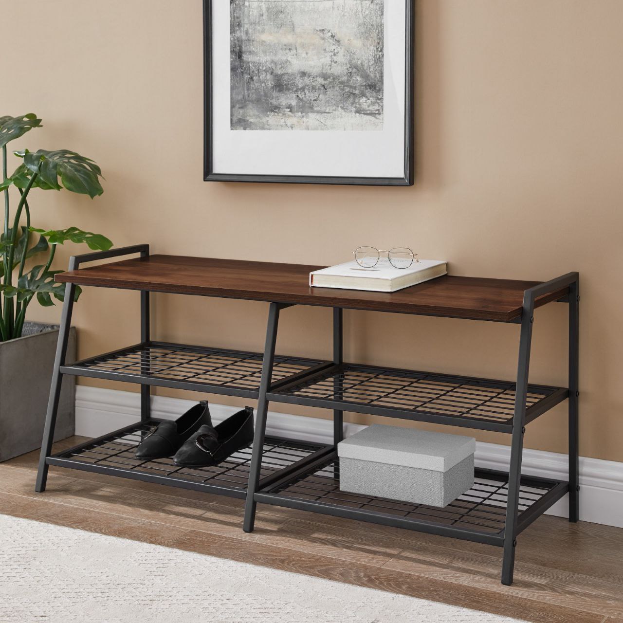 Industrial Shoe Rack – Ladyfingers Venture